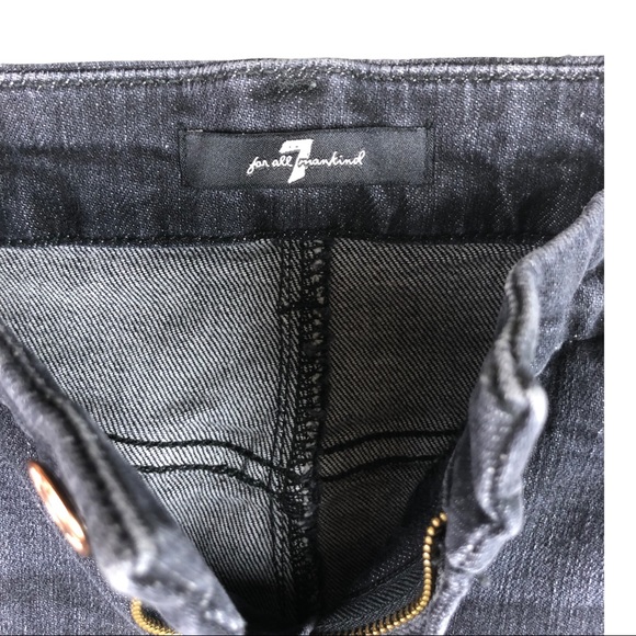 NWOT- 7 For All Mankind Jean Skirt - Picture 4 of 7